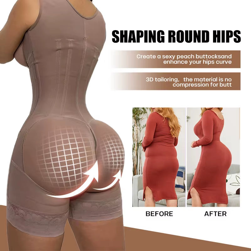 Liposuction Moldeadoras Garment Corset Shaper BBL Faja Post Surgery Shapewear Shapers Colombian Girdles for Women