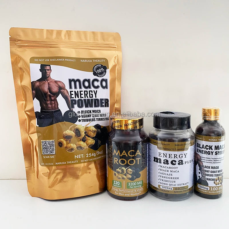 Pure Maca Root Mens Energy Improvement Set